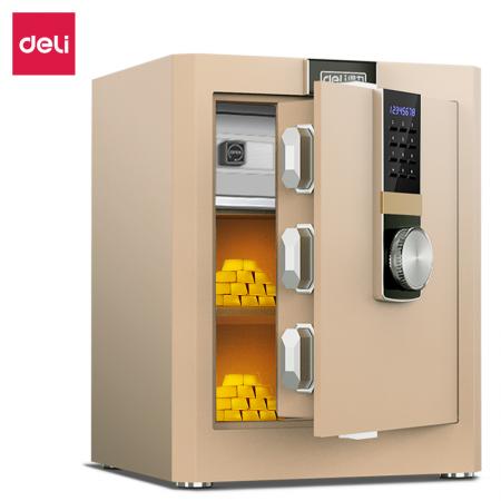 得力33145ES電子密碼保管箱H460(淺棕)(臺(tái))