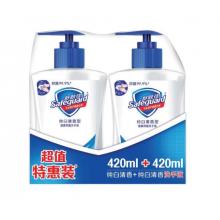 洗手液	舒膚佳	抑菌洗手液檸檬清新420ml+純白清香420ml特惠裝