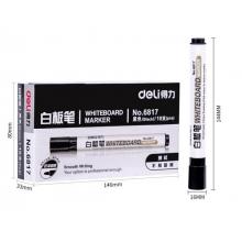 白板筆 黑色 得力6817