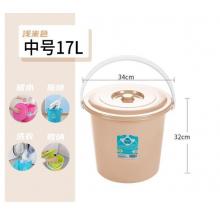 水桶（有蓋）	茶花	17L