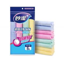 抹布 妙潔 MTF8 超細(xì)纖維吸水抹布 30*30cm 8個(gè)/袋