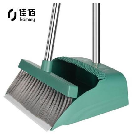 佳佰 掃把組合 不銹鋼桿 防風掃帚掃地套裝 掃地掃頭發(fā) 搓斗畚箕組 家用辦公合兩件套