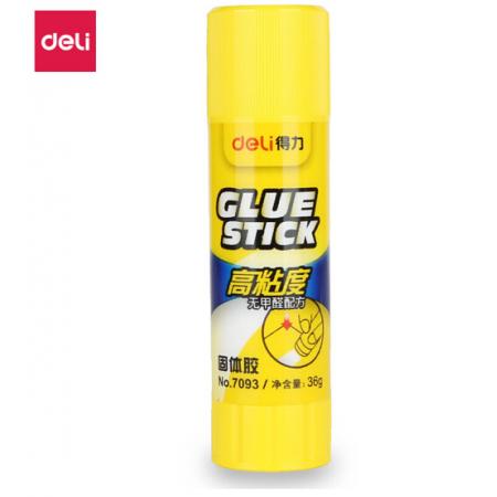 得力(deli)36g高粘度PVP固體膠水 無甲醛快干耐用膠棒 單支裝 辦公用品 7093
