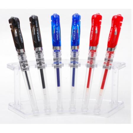 晨光 GP-1111大容量中性筆辦公水性筆簽字筆0.7mm 12支黑色