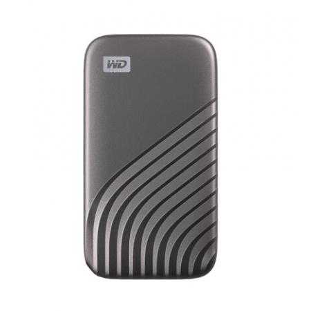 西部數(shù)據(jù)(WD)1TB NVMe 移動(dòng)固態(tài)硬盤（PSSD） My Passport隨行SSD版 深空灰 Type-C接口 防摔 加密