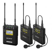 索尼 SONY 小蜜蜂 直播設(shè)備 領(lǐng)夾式無線麥克風(fēng)話筒 一拖二套裝(1個(gè)P03D+2個(gè)B40發(fā)射器)