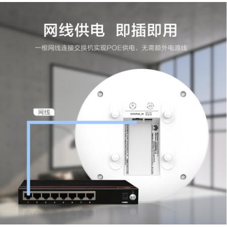 華為HUAWEI企業(yè)級無線AP吸頂全屋wifi6網(wǎng)絡(luò)覆蓋11ax室內(nèi)型2+2千兆雙頻3000M內(nèi)置物聯(lián)網(wǎng)能力AirEngine5762S-12