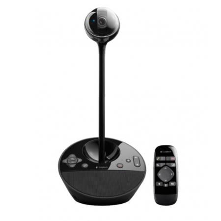 羅技（Logitech）BCC950 高清商務(wù)視頻會(huì)議攝像頭 主播直播筆記本電腦攝像頭 遙控遠(yuǎn)程操作 黑色