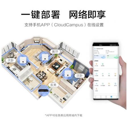 華為HUAWEI企業(yè)級(jí)無線AP面板全屋wifi6網(wǎng)絡(luò)覆蓋11ax室內(nèi)型2+2千兆雙頻3000M內(nèi)置智能天線AirEngine5762S-11SW