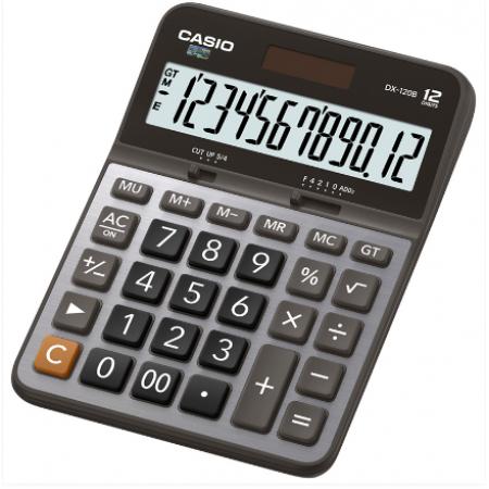 計(jì)算器	卡西歐（CASIO）DX-120B商務(wù)計(jì)算器 大型機(jī) 灰色