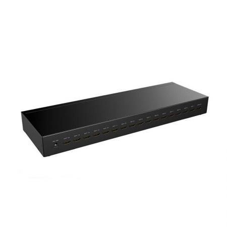 邁拓維矩（MT-viki）HDMI分配器 一分十六 1進16出 高清分屏器 一進十六出 MT-SP1016