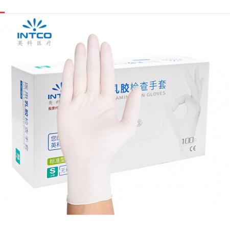彈力手套	英科	英科M碼 PVC100支/盒