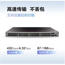 華為數(shù)通智選48口千兆交換機(jī)+4口千兆光S5720S-52P-LI-AC升級企業(yè)級網(wǎng)絡(luò)全管理弱三層辦公 S5735S-L48T4S-A1