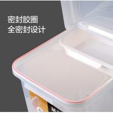 茶花 米桶儲米箱 面粉桶米缸收納箱米盒子防潮大米罐 儲米桶面缸 24斤裝2311*