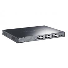 TP-LINK 云交換TL-SG2226PE 全千兆26口Web網(wǎng)管 云管理PoE交換機(jī) (24PoE口+2千兆SFP) 企業(yè)級分流器 分線器