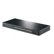 TP-LINK 云交換TL-SG2226P 全千兆26口Web網(wǎng)管 云管理PoE交換機(jī) (24PoE口+2千兆SFP) 企業(yè)級(jí)分流器 分線器