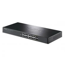 TP-LINK 云交換TL-SG2218PE 全千兆18口Web網(wǎng)管 云管理PoE交換機 (16PoE口+2千兆SFP) 企業(yè)級分流器 分線器