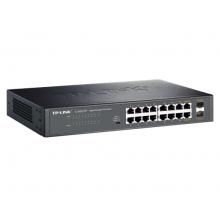 TP-LINK 云交換TL-SG2218P 全千兆18口Web網(wǎng)管 云管理PoE交換機(jī) (16PoE口+2千兆SFP)