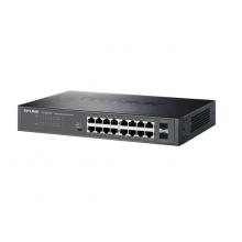 TP-LINK 云交換TL-SG2218P 全千兆18口Web網(wǎng)管 云管理PoE交換機(jī) (16PoE口+2千兆SFP)