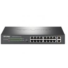 TP-LINK 18口千兆上聯(lián)網(wǎng)管PoE交換機(jī) 企業(yè)級交換機(jī) 監(jiān)控網(wǎng)絡(luò)分線器 分流器 TL-SL2218MP
