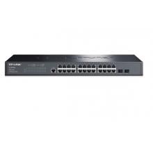 TP-LINK SG3226 24口千兆 二層網(wǎng)管核心交換機 2千兆光纖口