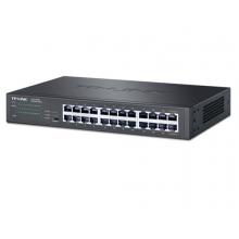TP-LINK 24口全千兆交換機 企業(yè)級交換器 監(jiān)控網(wǎng)絡(luò)網(wǎng)線分線器 分流器 TL-SG1024DT