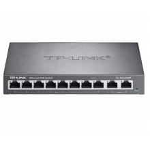 TP-LINK SL1210P 10口千兆上聯(lián)POE交換機(jī) 8個(gè)百兆口+2千兆口+1千兆光纖口