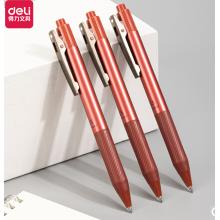 簽字筆紅色	得力S18 紅色