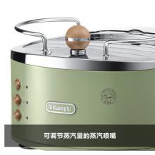 德龍復古系列泵壓式半自動咖啡機+家用1.7L大容量電熱水瓶