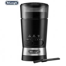 德龍（Delonghi）咖啡機 快速磨豆機 按壓研磨可調節(jié) 獨立容器 咖啡豆研磨器 咖啡機周邊 黑色 KG210