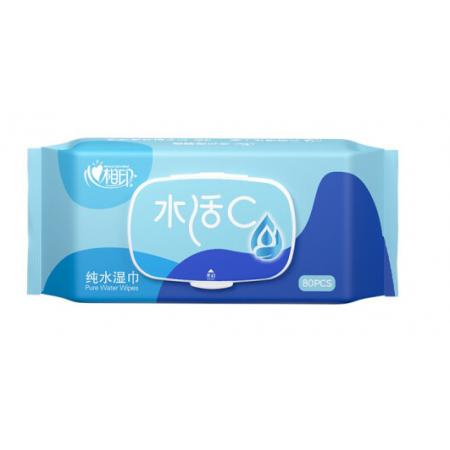 心相印濕巾 純水潔膚濕紙巾 清潔專用 80抽
