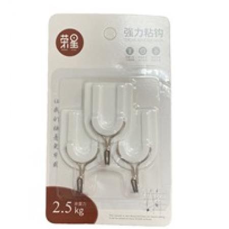粘鉤榮星 RX-108 強(qiáng)力粘鉤 0.8kg 白色 6個(gè)/卡