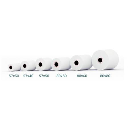 得力(deli)白令海熱敏收銀紙 57*40mm  32卷(11米/卷)收銀機(jī)打印紙 單卷足米