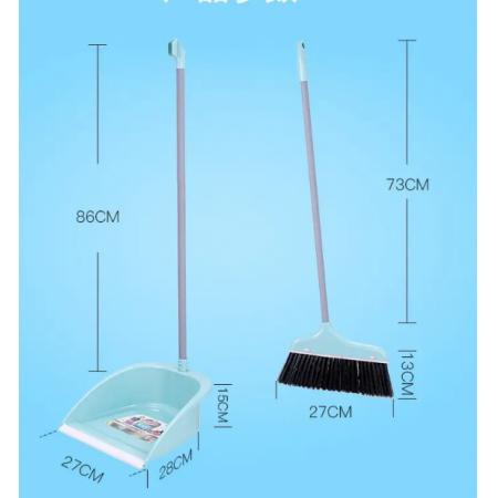 塑料掃把套裝 家用軟毛掃地掃帚衛(wèi)生間 客廳掃把清潔簸箕組合