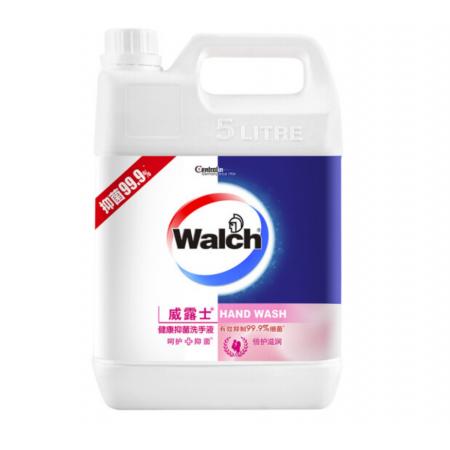 威露士健康抑菌洗手液(倍護(hù)滋潤(rùn))5L 10斤大桶裝補(bǔ)充裝  小瓶有效抑菌99.9%
