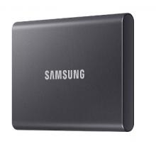三星（SAMSUNG） MU-PC1T0T 移動(dòng)硬盤 1TB Type-c USB 3.2 移動(dòng)固態(tài)硬盤（PSSD） T7 灰色 NVMe傳輸速度1050MB/s 超薄時(shí)尚（單位：個(gè)）