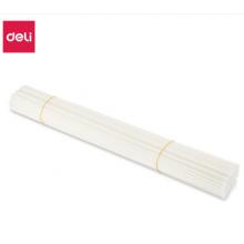 得力（deli） 3847 裝訂機(jī)專用裝訂鉚管4.8mm熱熔管卯管裝訂耗材柳管（透明） 100支/盒 1盒