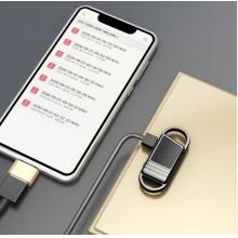 新科（Shinco）錄音筆V-21 16G便攜錄音器 專業(yè)高清智能降噪 超長待機 聲控錄音轉(zhuǎn)文字 迷你鑰匙扣