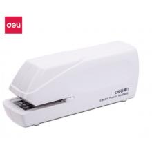 得力(deli) 電子自動(dòng)裝訂訂書器 辦公用品 白色0489
