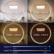 飛利浦（PILIPS）客廳燈L吸頂燈北歐現(xiàn)代簡約客廳臥室書房燈飾 三室兩廳 9290031824怡軒智能Wii 套餐