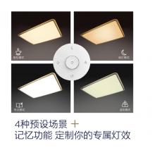 飛利浦 PHILIPS 吸頂燈客廳臥室圓形吸頂燈 幻鏡圓形40W 27-65K銀色（不含遙控需另購(gòu)）