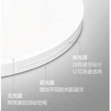 飛利浦 PHILIPS 吸頂燈客廳臥室吸頂燈書房現(xiàn)代簡約調(diào)光調(diào)色吸頂燈 簡斌方形55W白色（不含遙控需另購）
