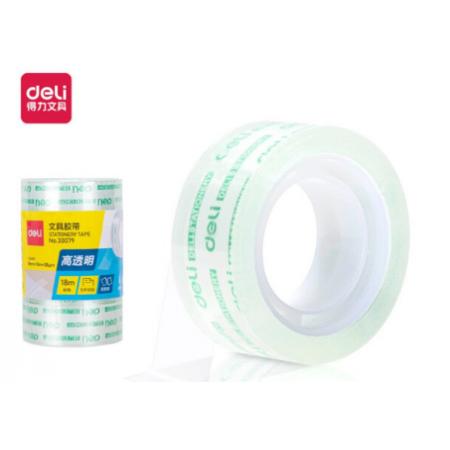 deli得力30079學(xué)生膠帶18mm*18m*38um(4卷/筒)