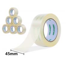 得力高品質(zhì)高透明封箱膠帶打包膠帶 45mm*100m*50um 6卷/筒33193