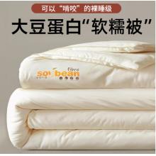 南極人NanJiren 被子被芯 大豆纖維被 加厚單人春秋被空調(diào)被棉被學(xué)生被褥 150*200cm 5斤
