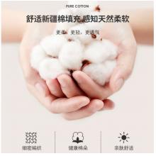 南極人NanJiren 100%新疆棉花夏被 空調(diào)被夏天兒童薄被子棉花被 夏涼被雙人被芯被子 200*230cm