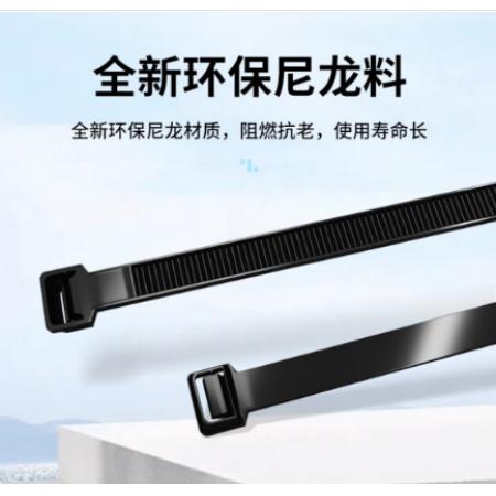 尼龍?jiān)鷰?海樂(lè)（Haile）ZD-30H-100 4.6*300mm 黑色100根/包	4.6mm