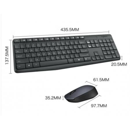 羅技（Logitech）MK235 鍵 鼠套裝 無線鍵鼠套裝