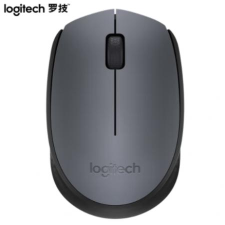 羅技（Logitech）M170鼠標(biāo) 無(wú)線(xiàn)鼠標(biāo) 辦公鼠標(biāo) 對(duì)稱(chēng)鼠標(biāo) 灰色 帶無(wú)線(xiàn)2.4G接收器