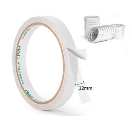 雙面膠	得力 12mm*10y(9.1m/卷) 